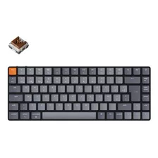 Teclado Mecanico Wireless Keychron K3 Version 2 Led Qwerty Brown Switch Hotswappable Distribución Iso Español Us Low Profile Bluetooth Gamer Coder Pc Mac Tamaño Layout 75%