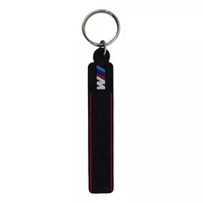 Llavero Para Autos Bmw M Negro Rojo Silicón