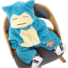 Pijama Kigurumi Pokemon Pikachu Snorlax De Bebes