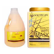 Shamp+mask Banan E Mel Teia Oriente Life Nutri Hidrata Forte