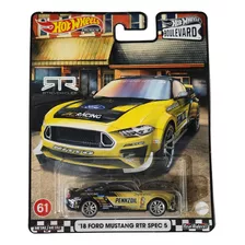 Hot Wheels Premium Boulevard 18 Ford Mustang Rtr Spec5