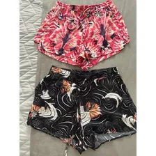 Lote X 2 Short Mujer ( Seda Talle S )