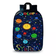 Mochila Infantil Creche Prezinho Sistema Solar Planetas Top