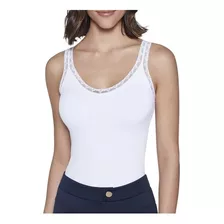 Blusa Regata Com Renda Clássica Antimicrobial Lupo 45003-001