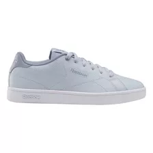 Tenis Reebok Court Clean Gris Mujer Diseño De La Tela Liso Talla 24.5 Mx