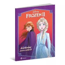 Livro Infantil Frozen 2 Histórias Para Ler E Colorir