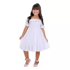 Vestido Natal Ano Novo Ciganinha Infantil Juvenil Rodado Mid