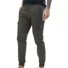 Pantalon Jogger Jeans De Hombre Con Puño