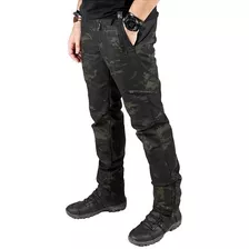 Calça Masculina Multiforce 8 Bolsos Multicam Black / Bélica