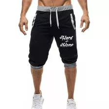 Bermuda Jogger Moletom Masculina Hard Home Estilosa 3/4