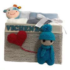 Cajas Crochet Amigurumi Incluido. Nacimientos. Ajuar. Regalo