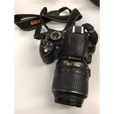 Nikon D 3100 Con Lentes 18-55 Incluye Cargador Y Mochilita