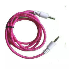 Cable Auxiliar 3.5mm Mallado Mini Plug Parlantes Auriculares