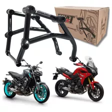 Protetor Motor Stunt Race Mt09 Mt 09 Tracer 900 Preto Brilho