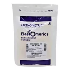 Elástico Intraoral Látex 1/4 1000 Und 3 Tamanhos Orthometric