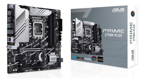 Imagem do produto Placa Mãe Asus Prime Para Intel LGA 1700 Z790M-PLUS 4xDDR5 mATX em Mercado Livre