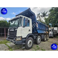 Scania G500 Xt 8x4 Ano 2019/2019 Caçamba =mb Axor 4844 4144 