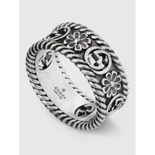 Anillo Original De Plata Gucci Interlocking