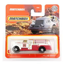Matchbox Camion Bomberos Fire Dasher Original Coleccion