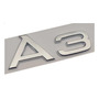 Emblema Audi Baul Maletero A3 S3 Negro Brillante Adherible Audi A3