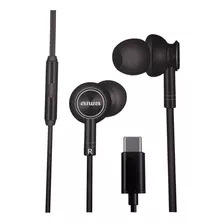 Audifonos Aiwa I30tc In-ear Tipo C Negro