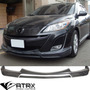 Front Bumper Cover For 2010 Mazda 3 Sedan W/ Fog Lamp Ho Vvd