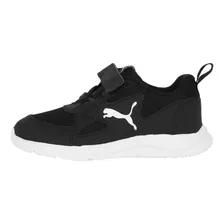 Zapatilla Puma Fun Racer Ac Niño Black/white