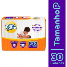 12 Pt Fraldas Pompom P M G Xg Grandinhos Xxg Jumbo Protek