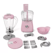 Multiprocessador Britânia Bmp1100rs 12 Em 1 Rosa 1000w 110v