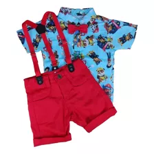 Roupa Temática Infantil Da Patrulha Canina