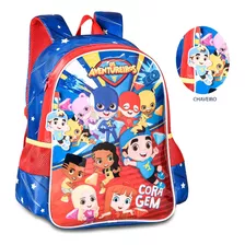 Mochila Escolar Costas Infantil Os Aventureiros - Clio