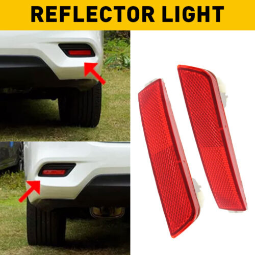 For 2013-2018 Nissan Sentra Red Bumper Reflector Set Rea Aab Foto 9