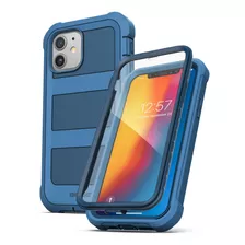 Funda Con Mica Para iPhone 12 / 12 Pro Uso Rudo