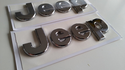 Jeep Emblema Lateral Cromo  Foto 5