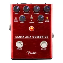 Pedal Efecto Fender Para Guitarra Santa Ana Overdrive Cuo