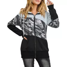 Sudadera Mujer Negra Hoodie Con Capucha Basica Casual Moda