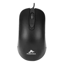 Mouse Com Fio 1,5m Monocron Mn264-4d Preto 1.000dpi