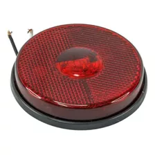 Lanterna Led Carreta Guerra Bivolt Vermelho 85mm