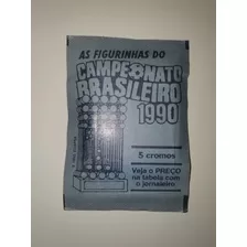 Envelope Figurinhas Lacrado Álbum Campeonato Brasileiro 1990