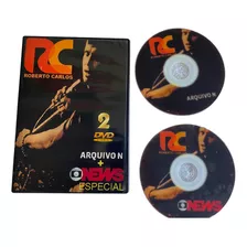 Dvd Duplo - Roberto Carlos - Arquivo N / Globo News Especial