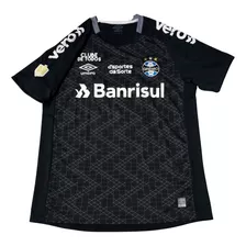 Camisa Jogo Grêmio Goleiro Preta 2022 Adriel 31 G Gauchão