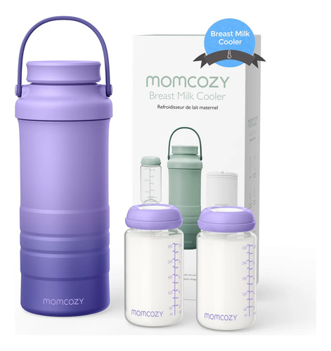 Cooler Reutilizável Leite Materno Momcozy Roxo