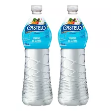 2 Unid. Vinagre Alc. Castelo 4% 750ml Frasco Original 