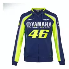 Moletom Yamaha Azul 46 Blue Vr46 Tamanho Xl (gg)