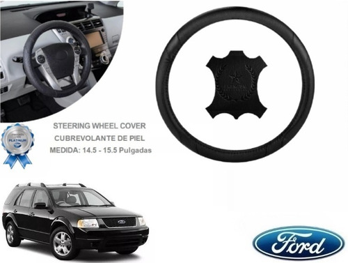 Funda Cubrevolante Negro Piel Ford Freestyle 2005 Foto 2