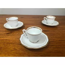 Pack De 3 Tazas De Cafe C/ Plato Plankenhammer Floss Bavaria