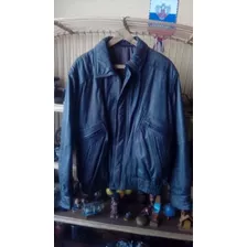 Chaqueta De Cuero Marca Pierre Cardin