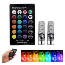 Lampara Led Juego Auto O Moto Colores Control Remoto T10 12v