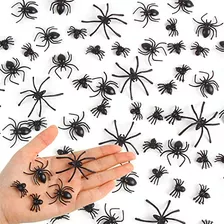 200 Pcs Mini Realistic Spiders, Black Small Spiders Fak...