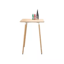 Mesa Comedor Alto Seren Eames Top Mdf 120 Cm 